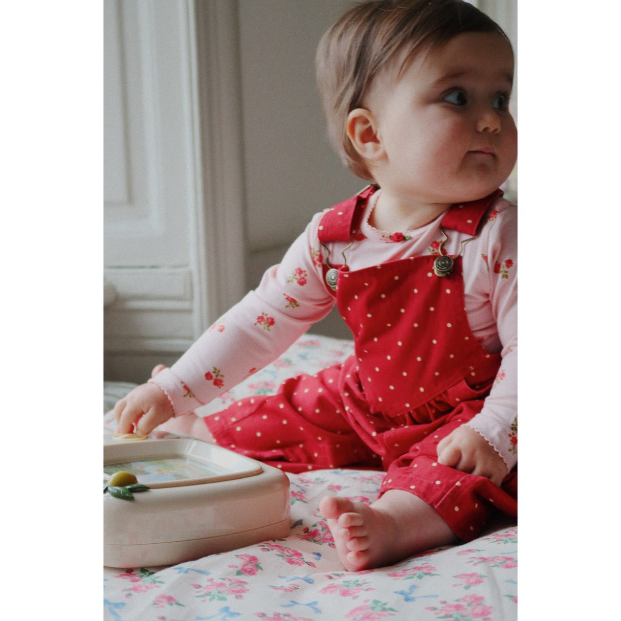 Konges Sløjd Strawberry Dot Nola Smækbukser GOTS