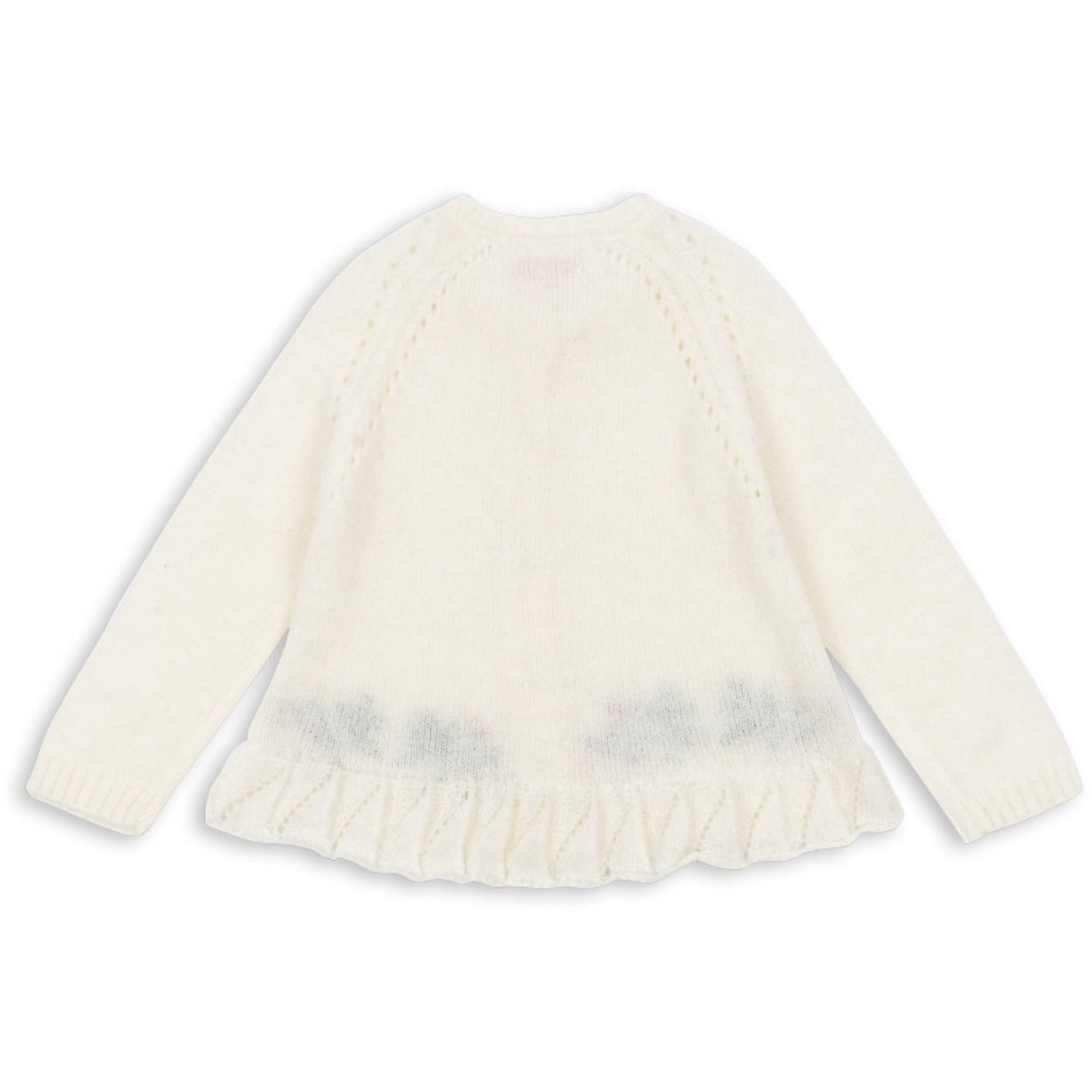 Konges Sløjd Bright White Minia Flæse Cardigan