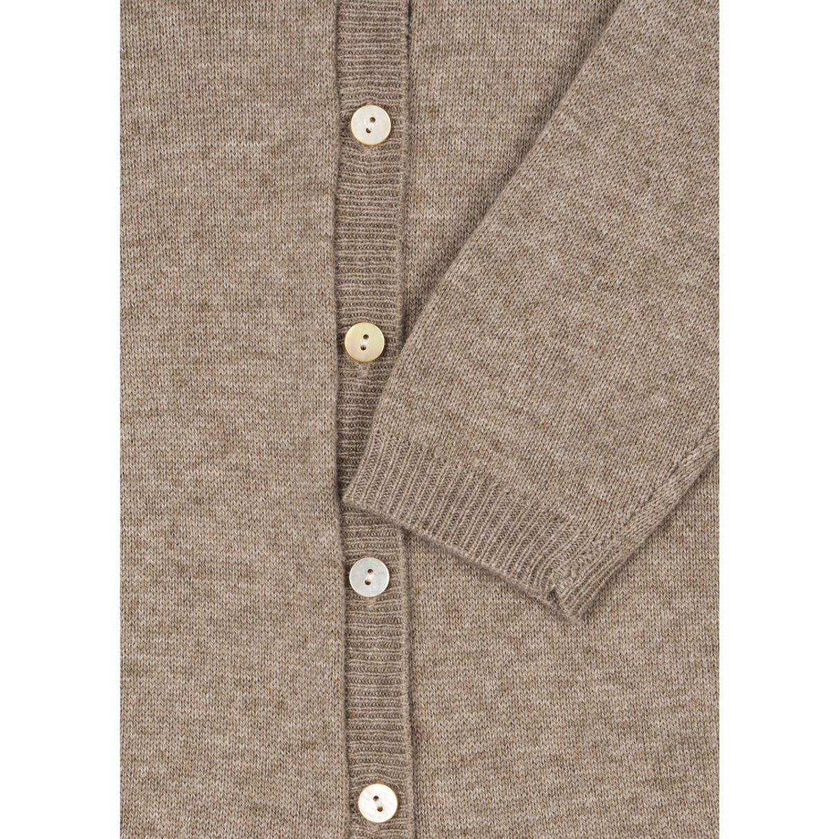 Konges Sløjd Light Brown Mattou Strik Onesie