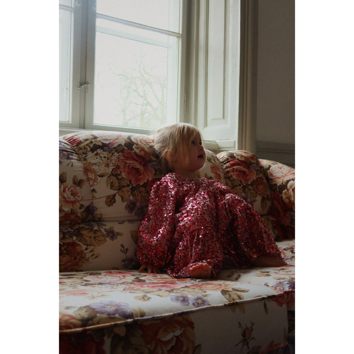 Konges Sløjd Sparkling Sangria Lila Sequins Sløjfe Kjole