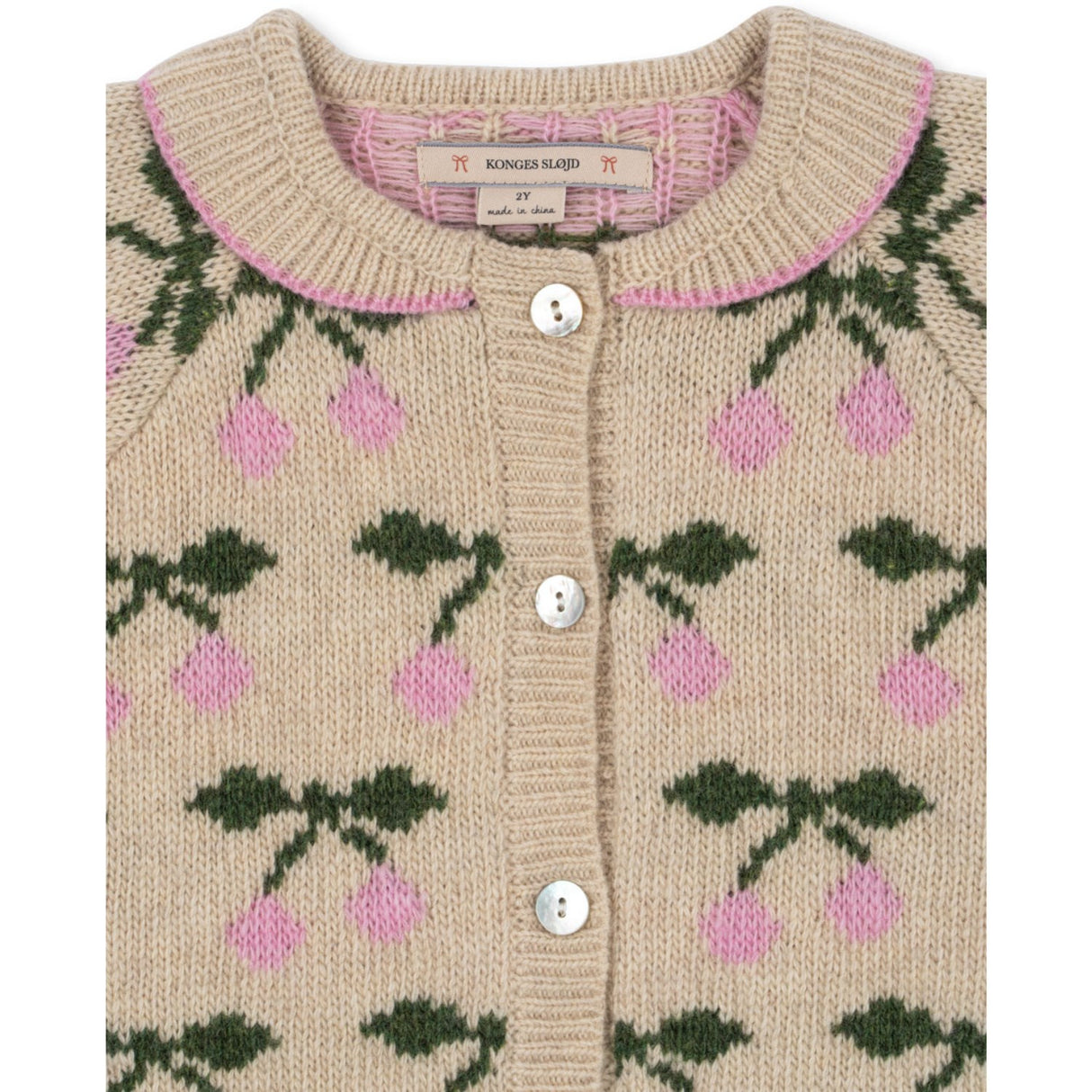 Konges Sløjd Cherry Belou Strik Krave Cardigan