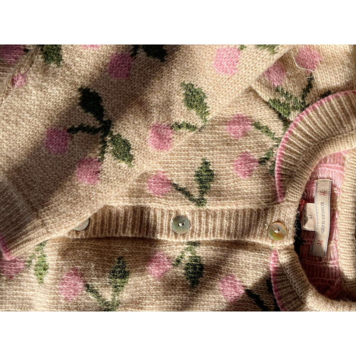 Konges Sløjd Cherry Belou Strik Krave Cardigan