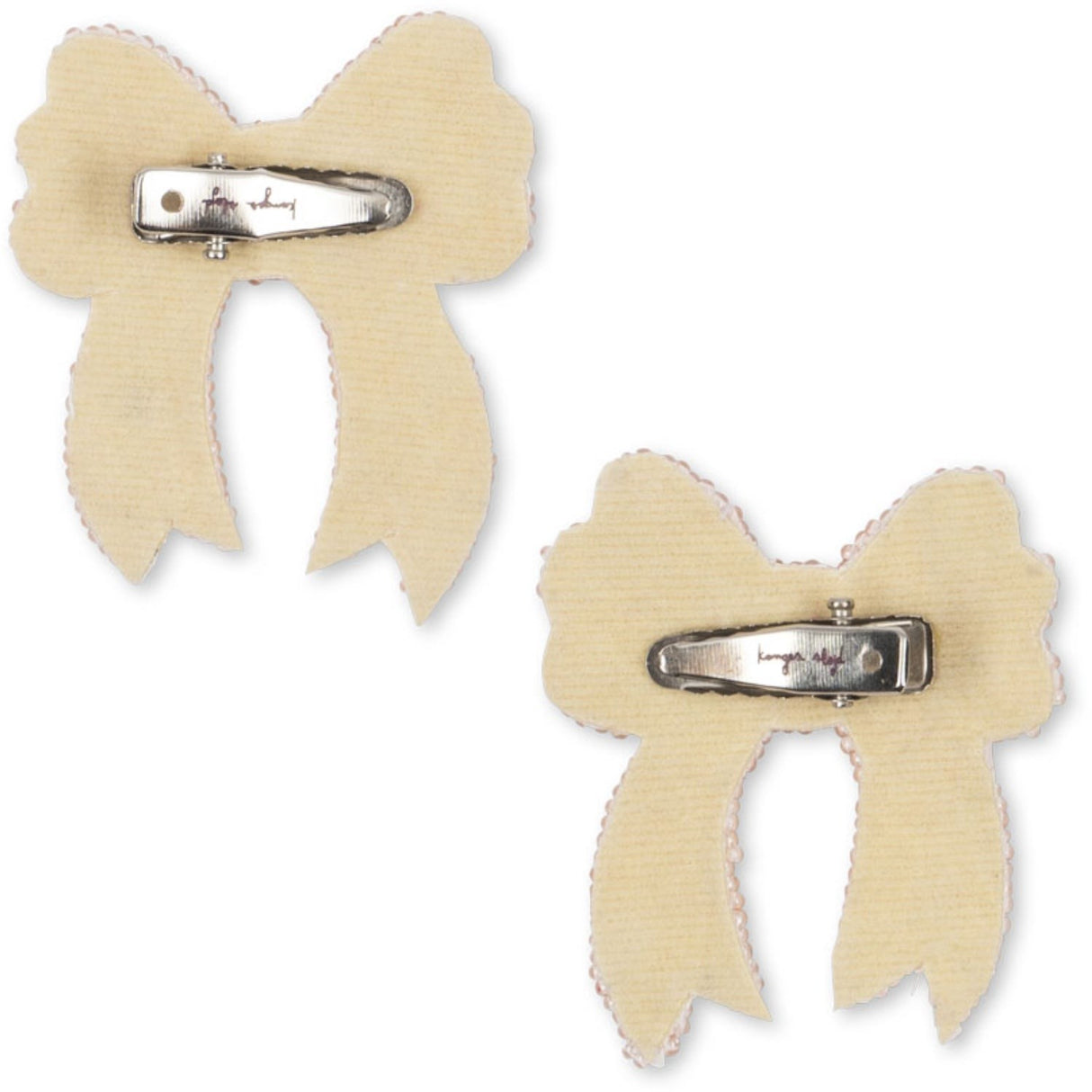 Konges Sløjd Cameo Rose 2 Pak Paliet Sløjfe Hair Clip