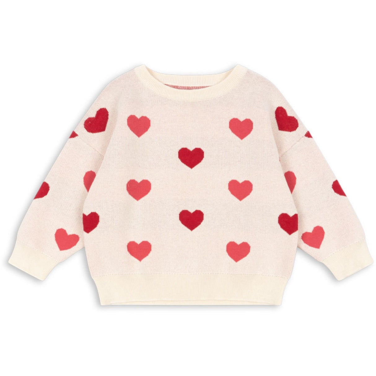 Konges Sløjd Coeur Coloré Duo Pink Lapis Strik Sweater GOTS