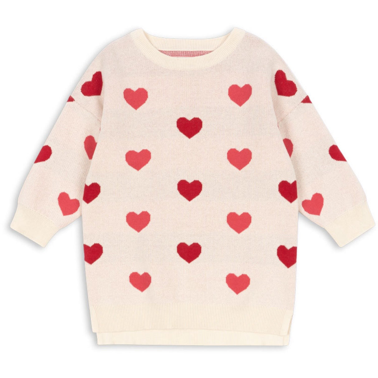 Konges Sløjd Coeur Coloré Duo Pink Lapis Strik Kjole GOTS