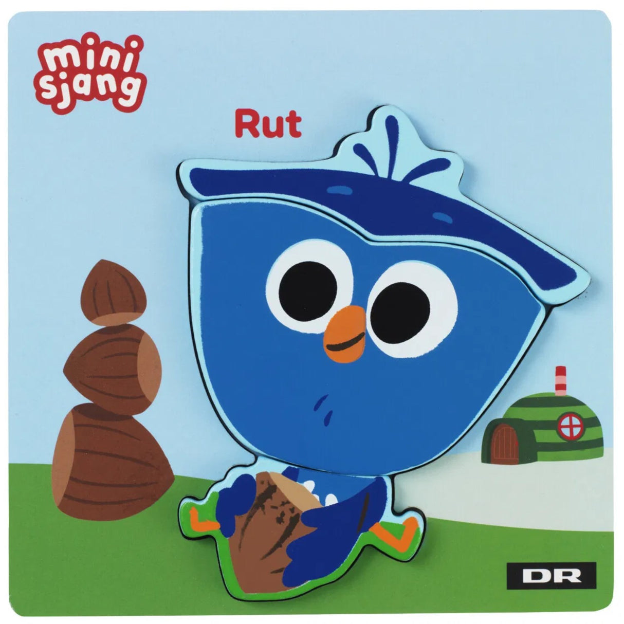 DR Træpuslespil, 3 Brikker, Rut
