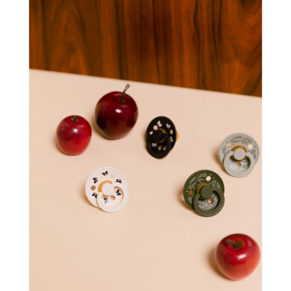 Bibs Sage/Hunter Green Sut Colour Holiday Leaf 2-Pak Latex