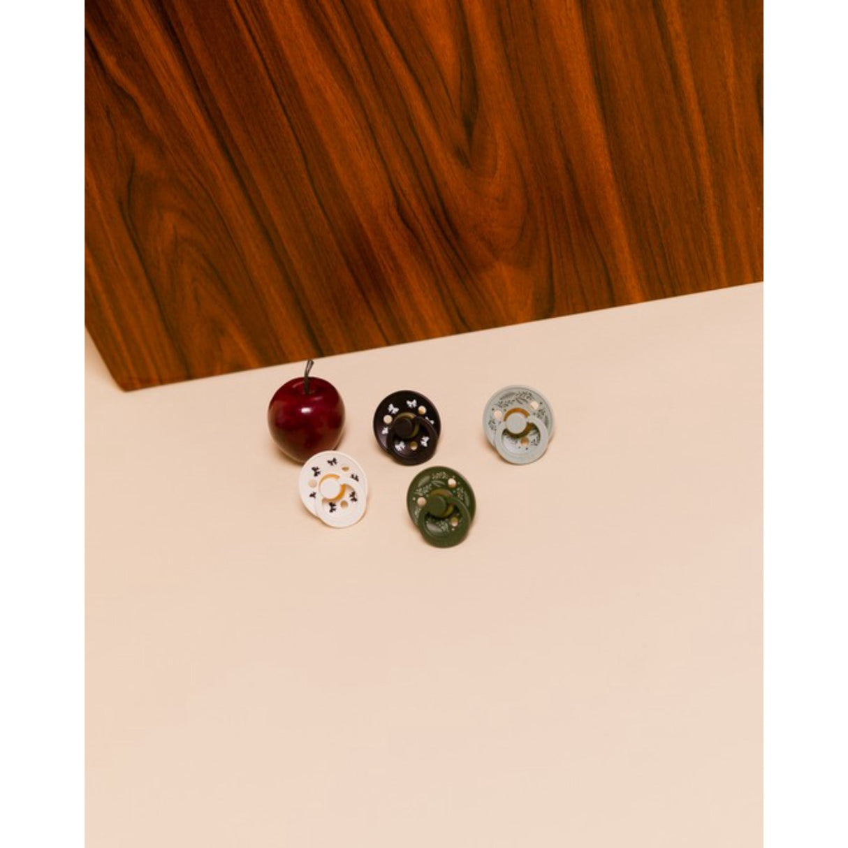 Bibs Ivory/Plum Sut Colour Holiday Sløjfe 2-Pak Latex