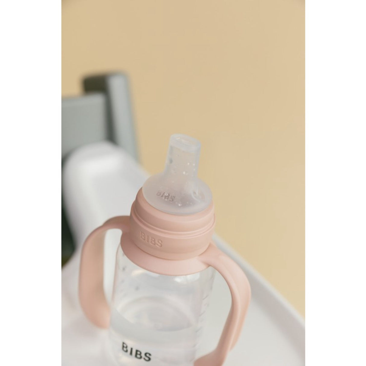 Bibs Blush Baby Sippy Flaske Spout Round Silikone Slow Flow