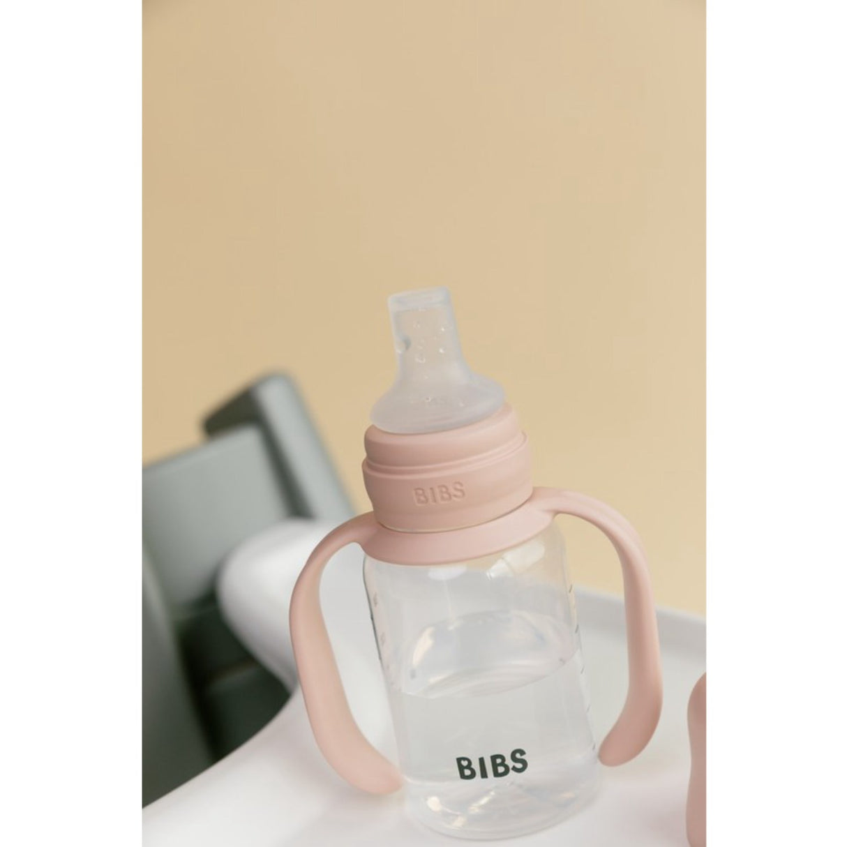 Bibs Blush Baby Sippy Flaske Spout Round Silikone Slow Flow