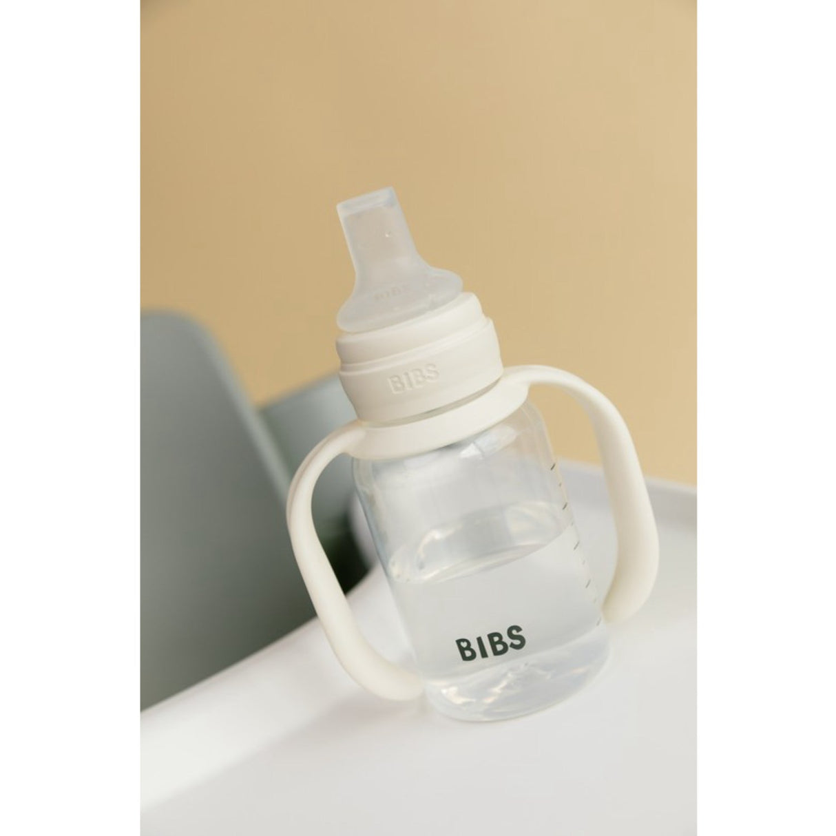 Bibs Ivory Baby Sippy Flaske Spout Round Silikone Slow Flow