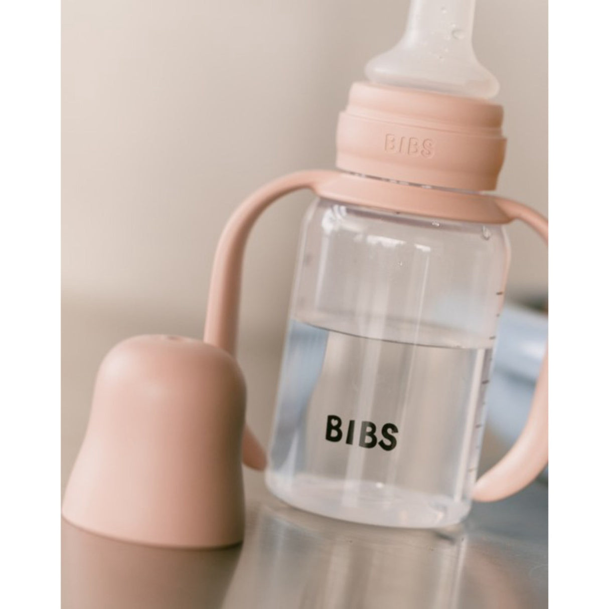 Bibs Blush Baby Sippy Flaske Spout Round Silikone Slow Flow