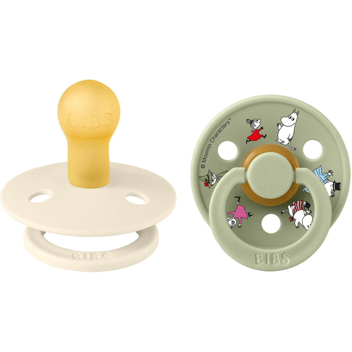 Bibs X Moomin Ivory Mix Sut Colour 2-Pak Friends Latex