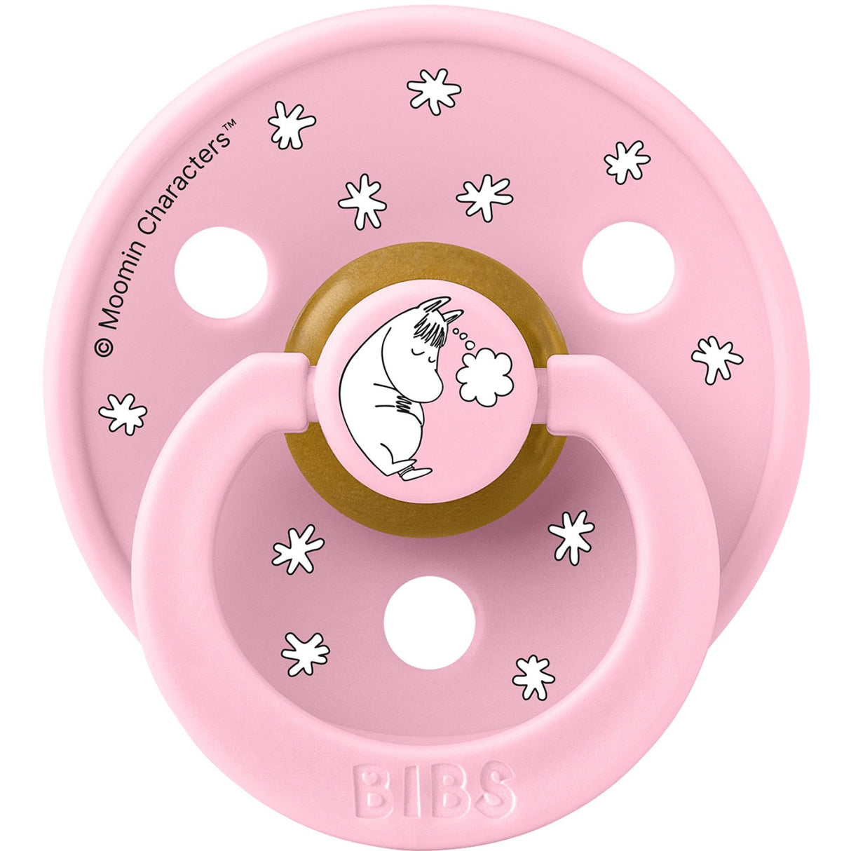 Bibs X Moomin Baby Pink Mix Sut Colour 2-Pak Dreaming Latex