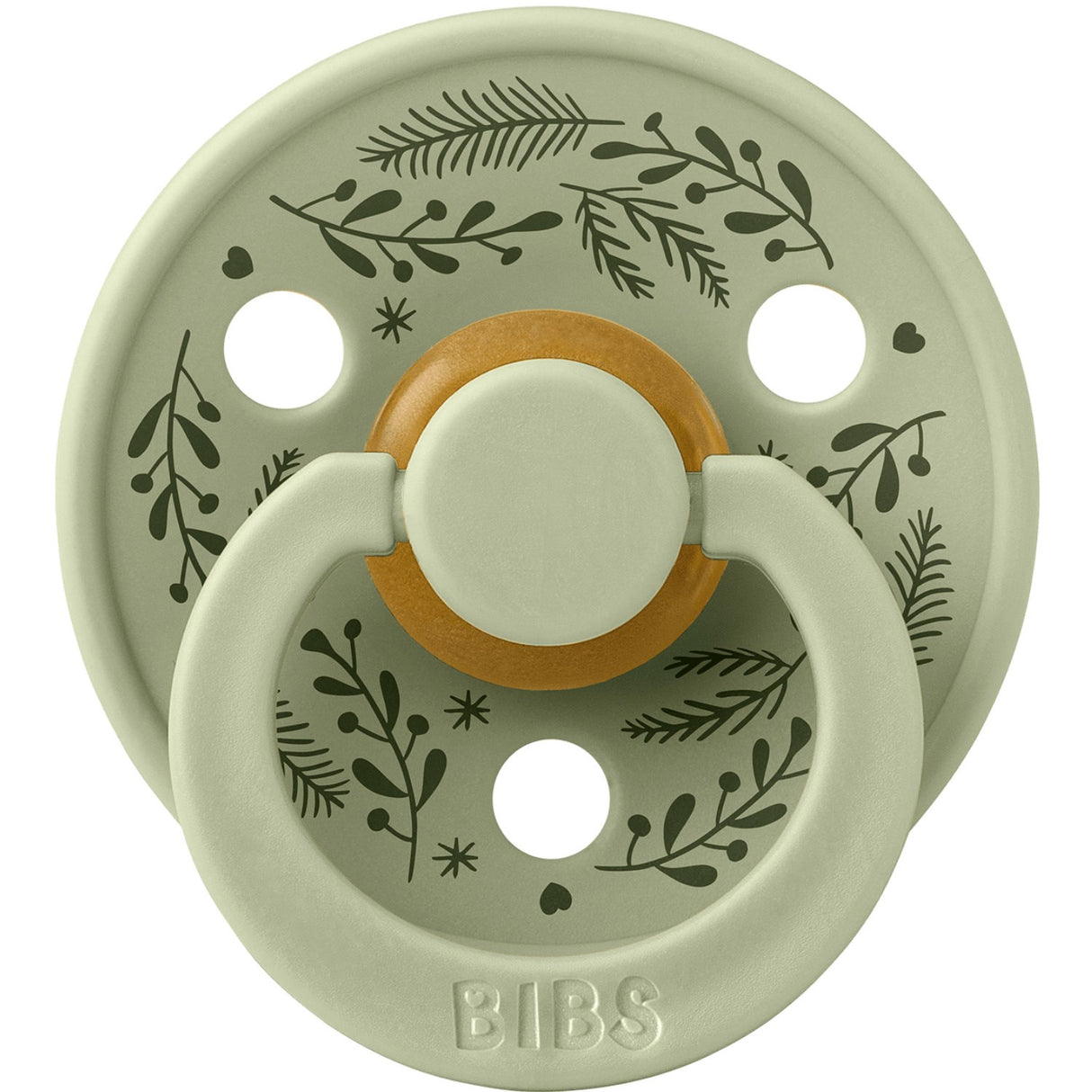 Bibs Sage/Hunter Green Sut Colour Holiday Leaf 2-Pak Latex