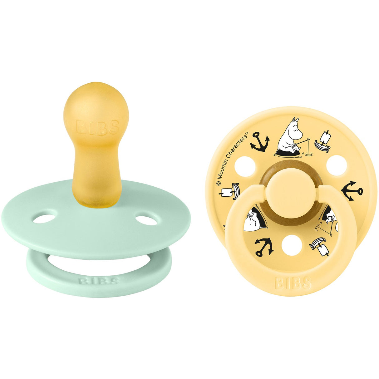 Bibs X Moomin Nordic Mint Mix Sut Colour 2-Pak Sailing Latex