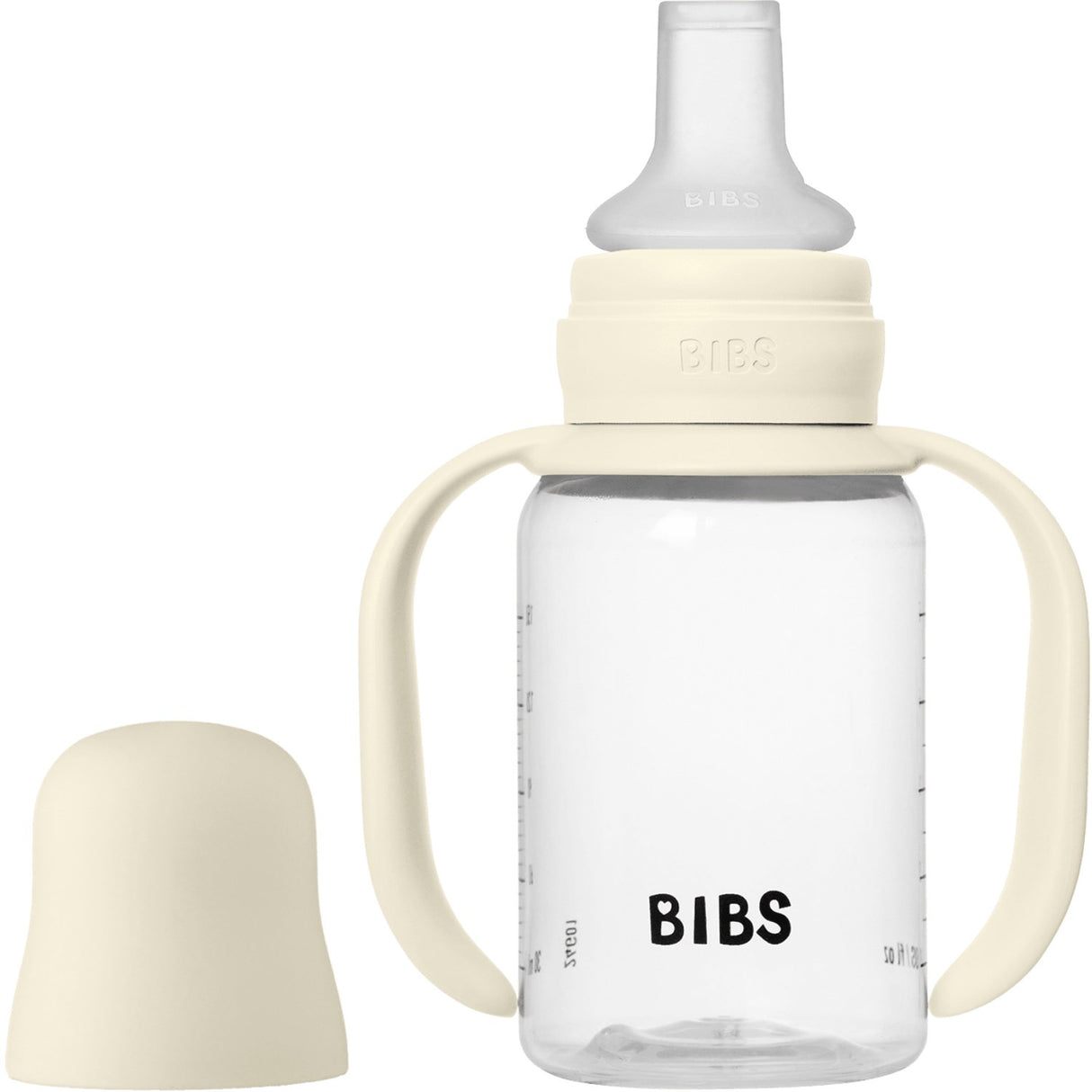 Bibs Ivory Baby Sippy Flaske Spout Round Silikone Slow Flow