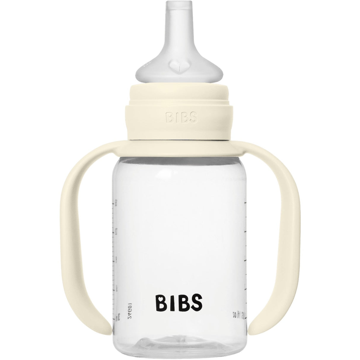 Bibs Ivory Baby Sippy Flaske Spout Round Silikone Slow Flow