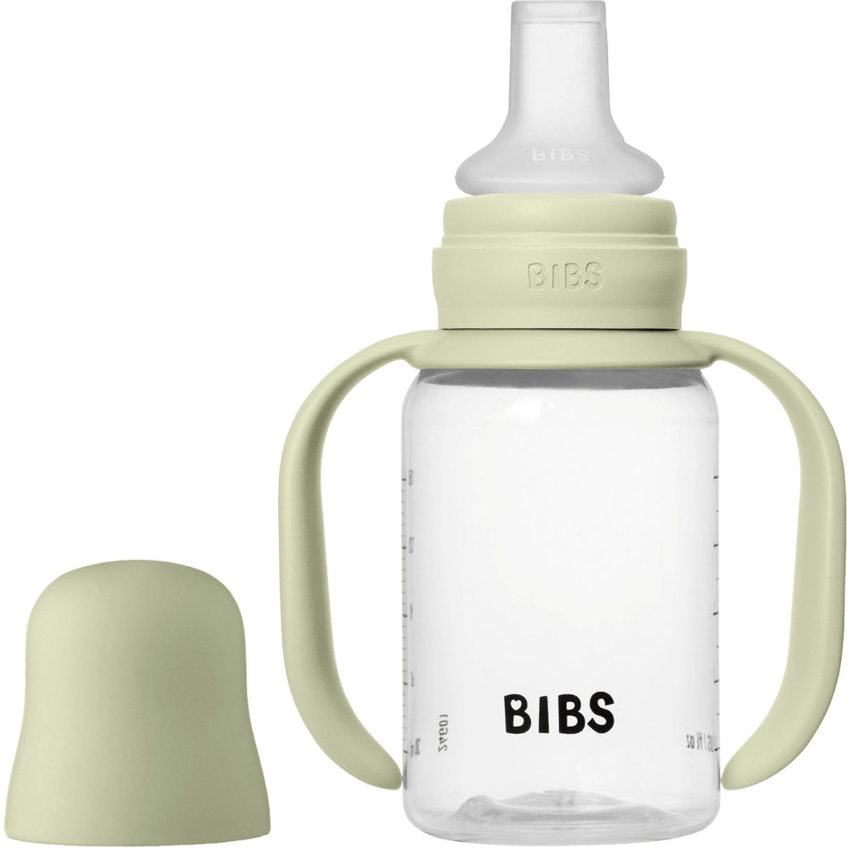 Bibs Sage Baby Sippy Flaske Spout Round Silikone Slow Flow