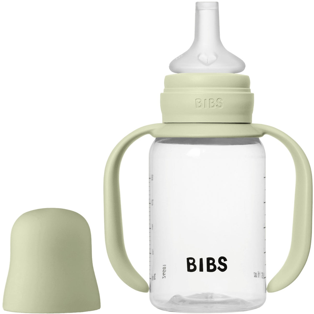 Bibs Sage Baby Sippy Flaske Spout Round Silikone Slow Flow