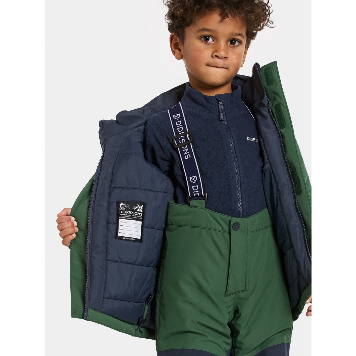 Didriksons Pine Green Skare Kids Sæt