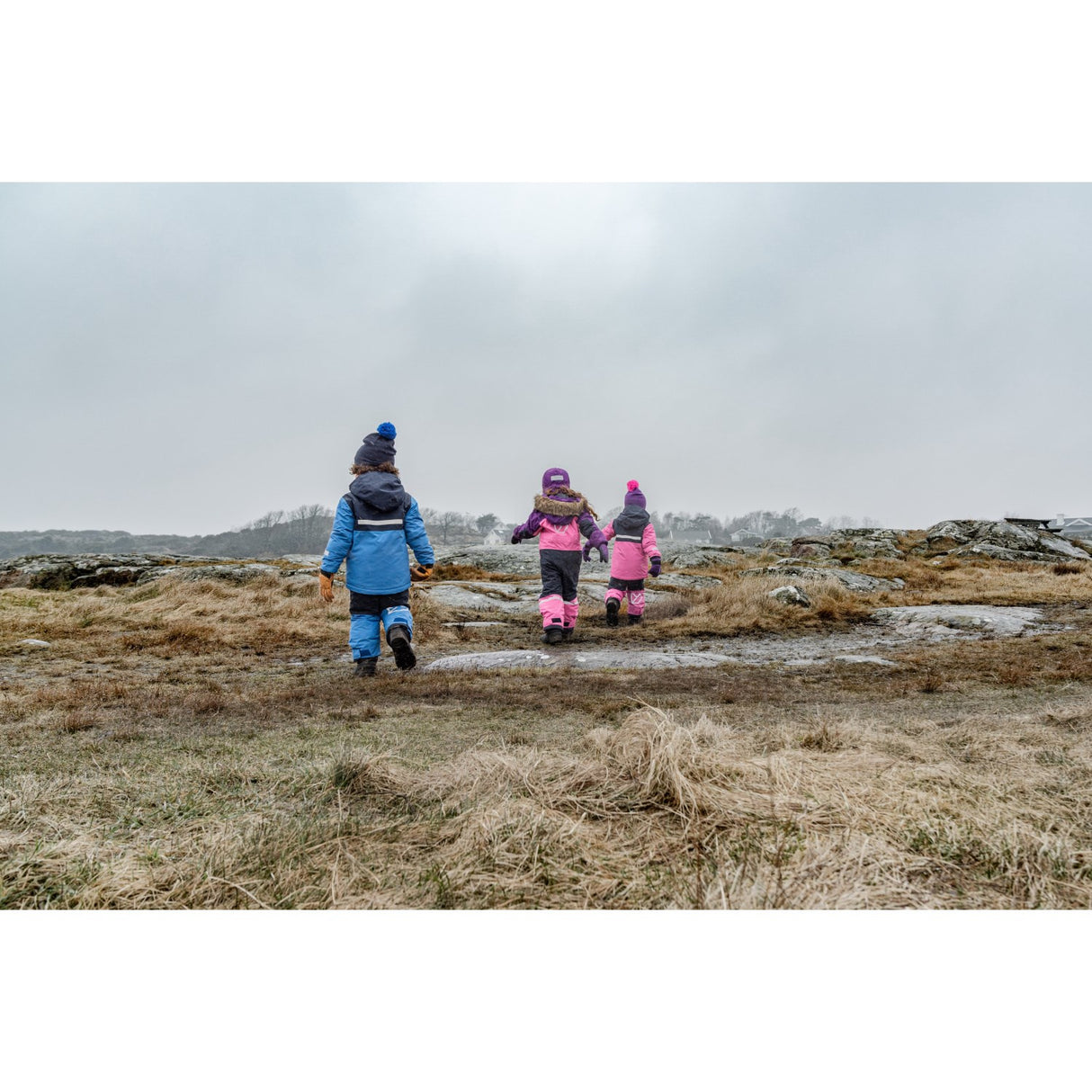 Didriksons Sweet Pink Skare Kids Sæt