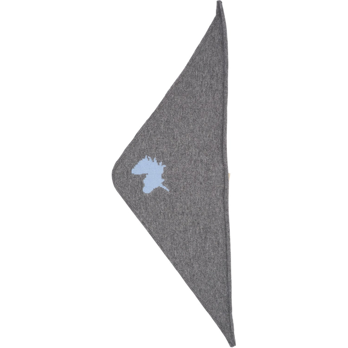 COPENHAGEN COLORS Dk Grey Mel./Blue Cashmere Icon Tørklæde