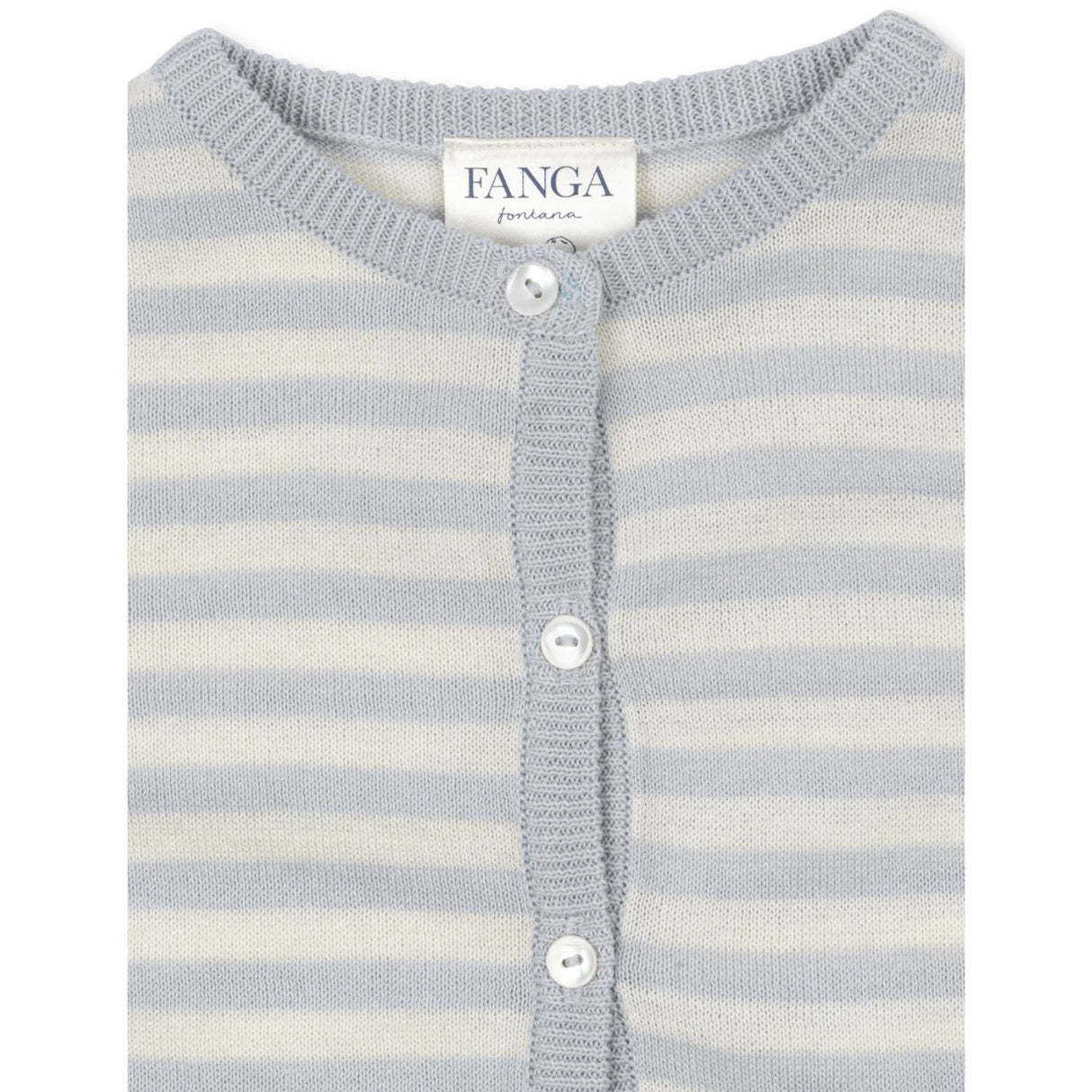 Konges Sløjd Fanga Gray Dawn Venti Strik Cardigan GOTS