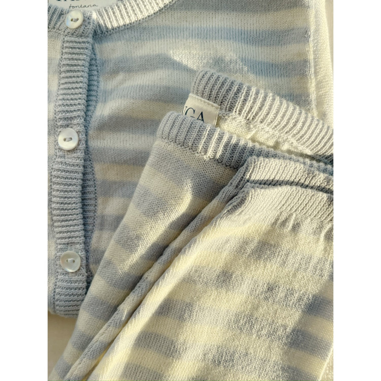 Konges Sløjd Fanga Gray Dawn Venti Strik Cardigan GOTS