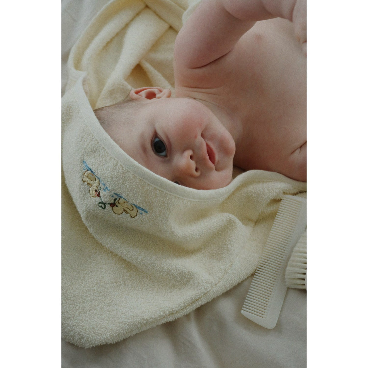 Konges Sløjd Fanga Beige Baby Hairbrush Sæt