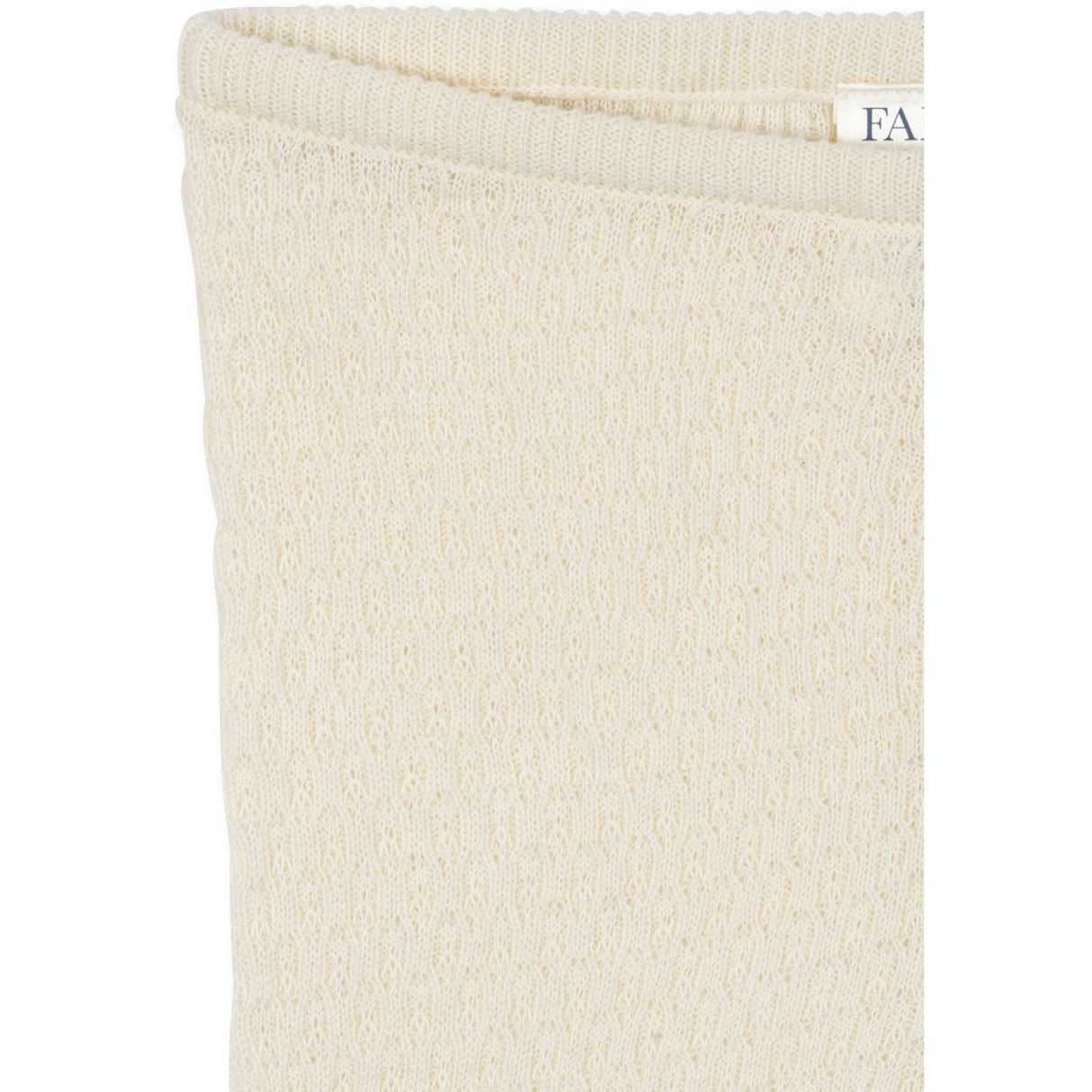 Konges Sløjd Fanga Antique White Venti Pointelle Bukser GOTS