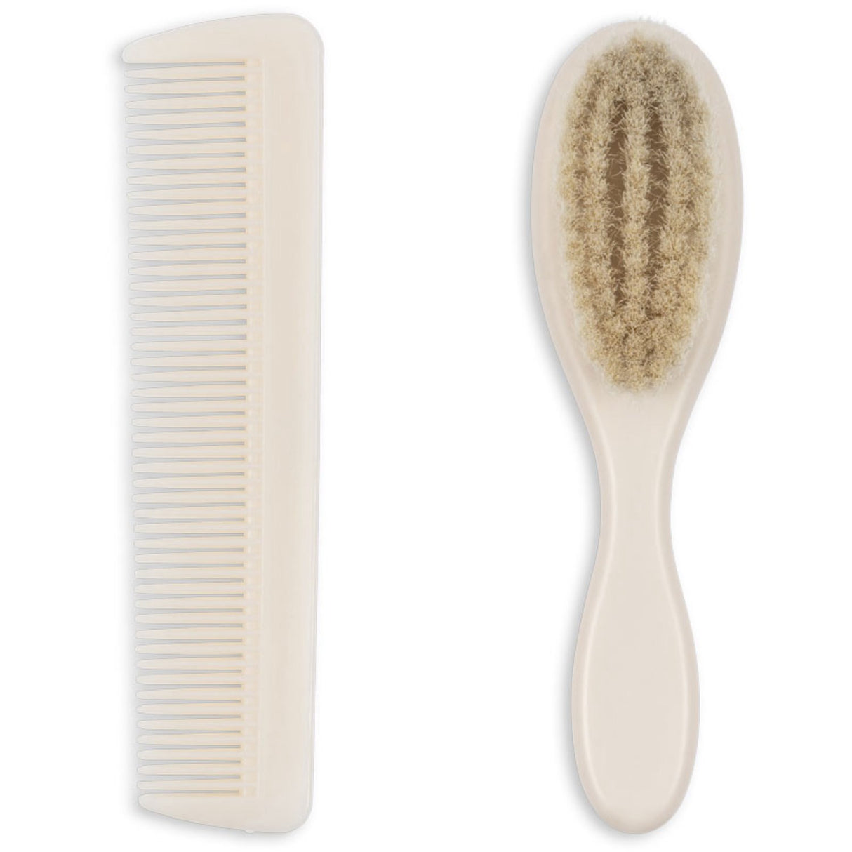 Konges Sløjd Fanga Beige Baby Hairbrush Sæt