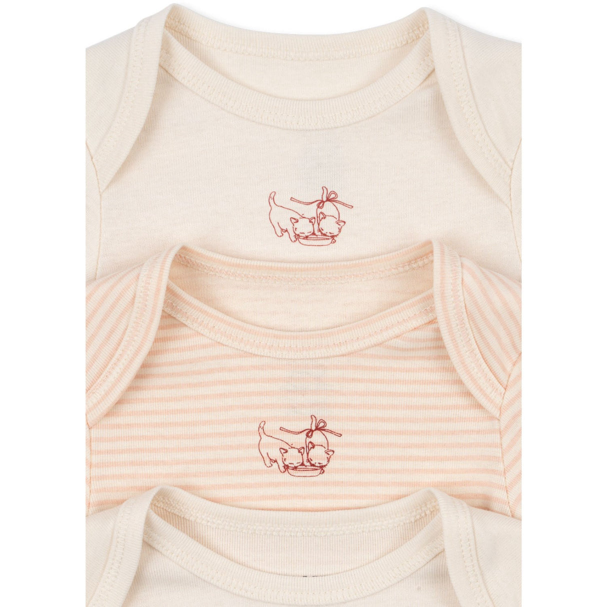 Konges Sløjd Fanga Blush Mix Fio Stripe 3 Pak Ls Body OCS