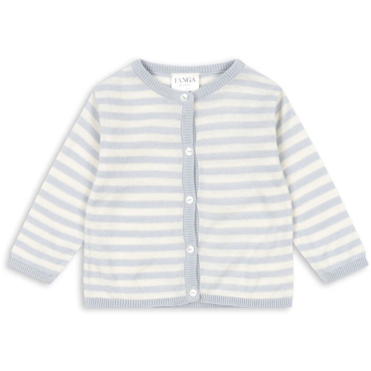 Konges Sløjd Fanga Fontana Gray Dawn Venti Strik Cardigan GOTS