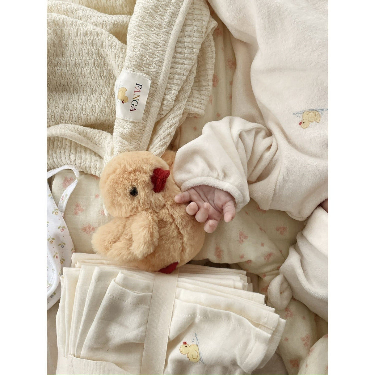 Konges Sløjd Fanga Fontana Antique White Elu Onesie GOTS