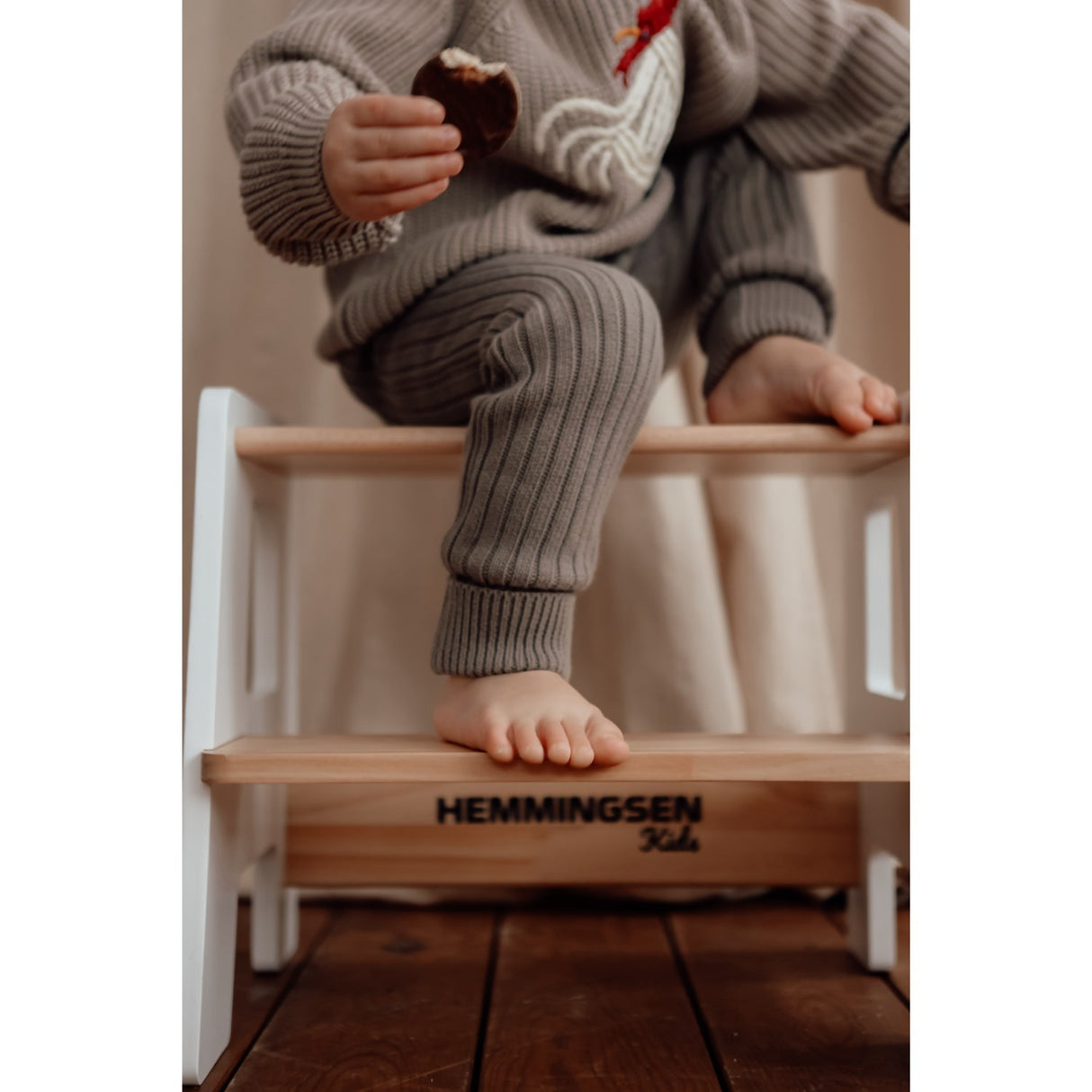 HEMMINGSEN Kids Hvid Børneskammel