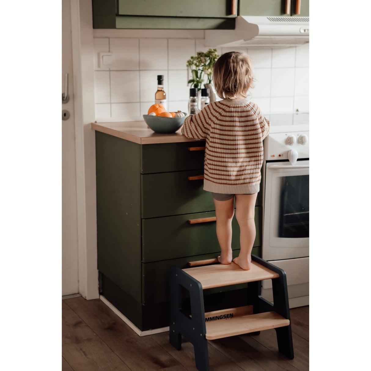 HEMMINGSEN Kids Grå Børneskammel