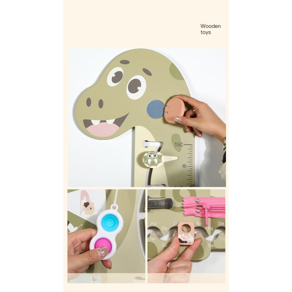 HEMMINGSEN Kids Grøn Langhals Aktivitetstavle