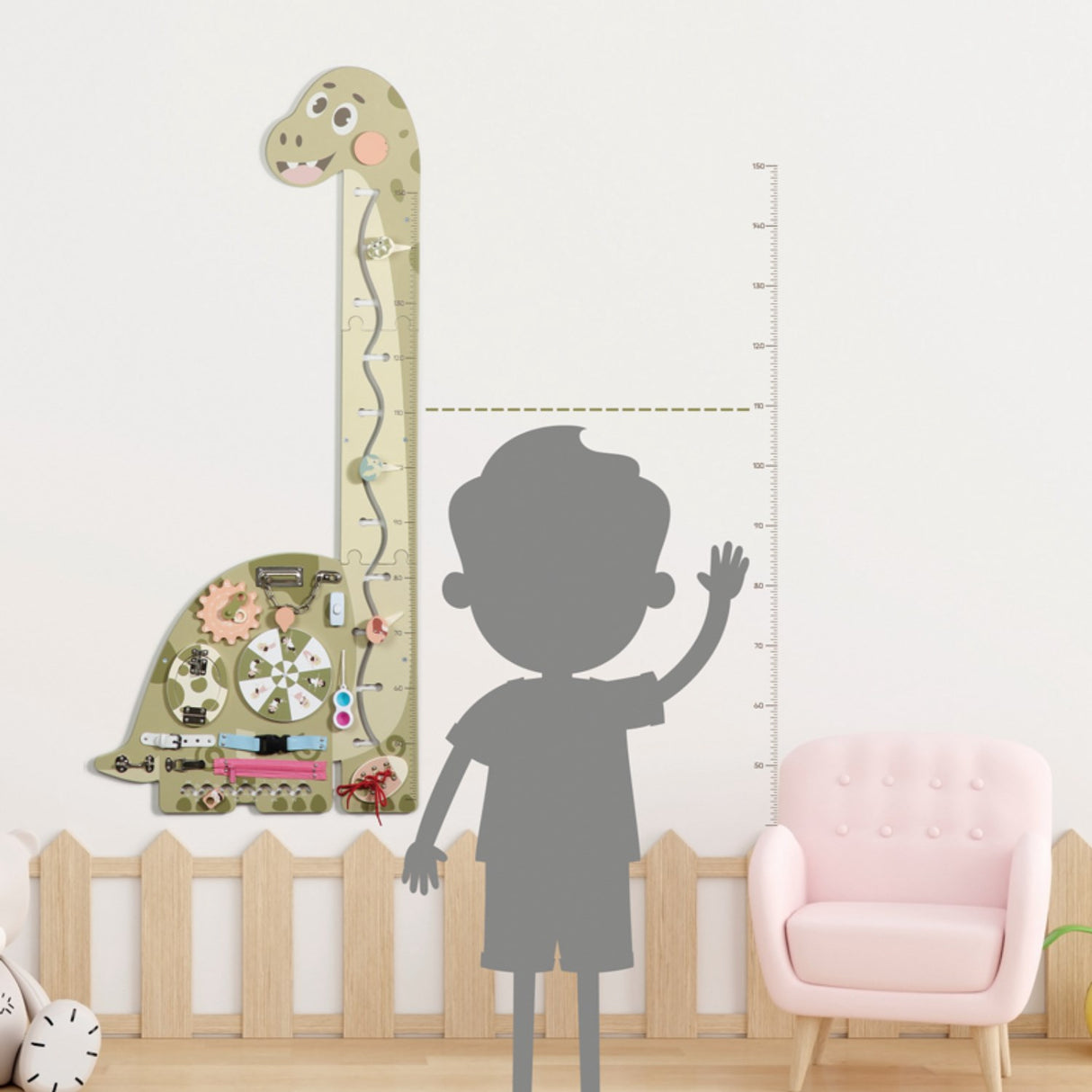 HEMMINGSEN Kids Grøn Langhals Aktivitetstavle