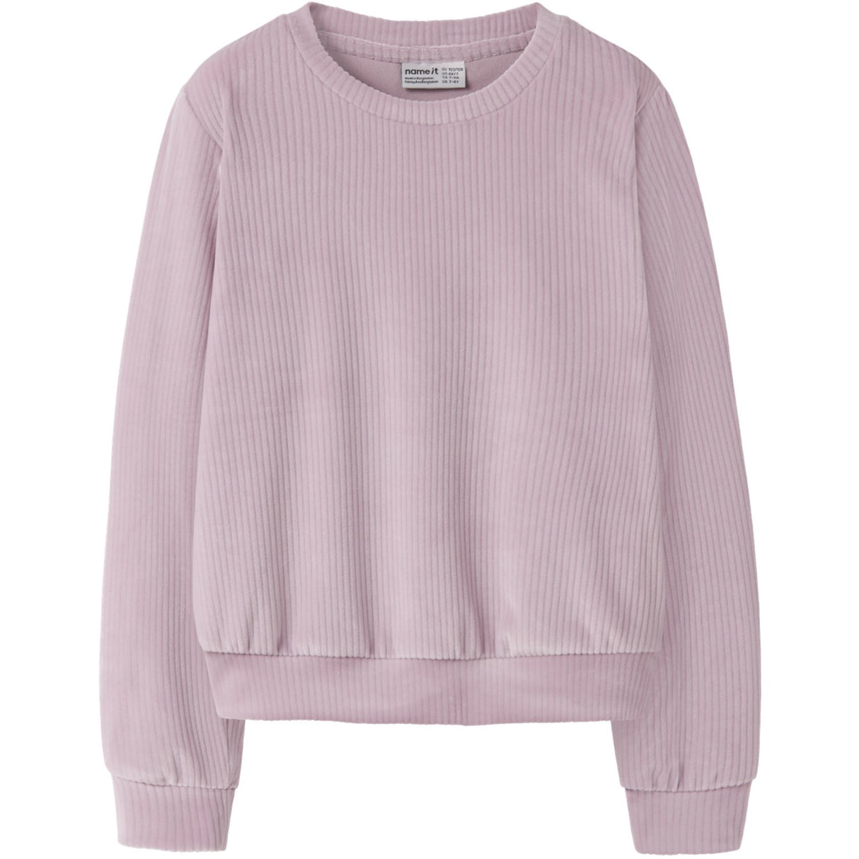 Name It Keepsake Lilac Nkfveloa Ls Fløjl Kort Top