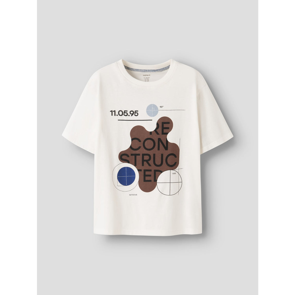 Name It Cloud Dancer Nkmoakley Ss Nreg Top Bf