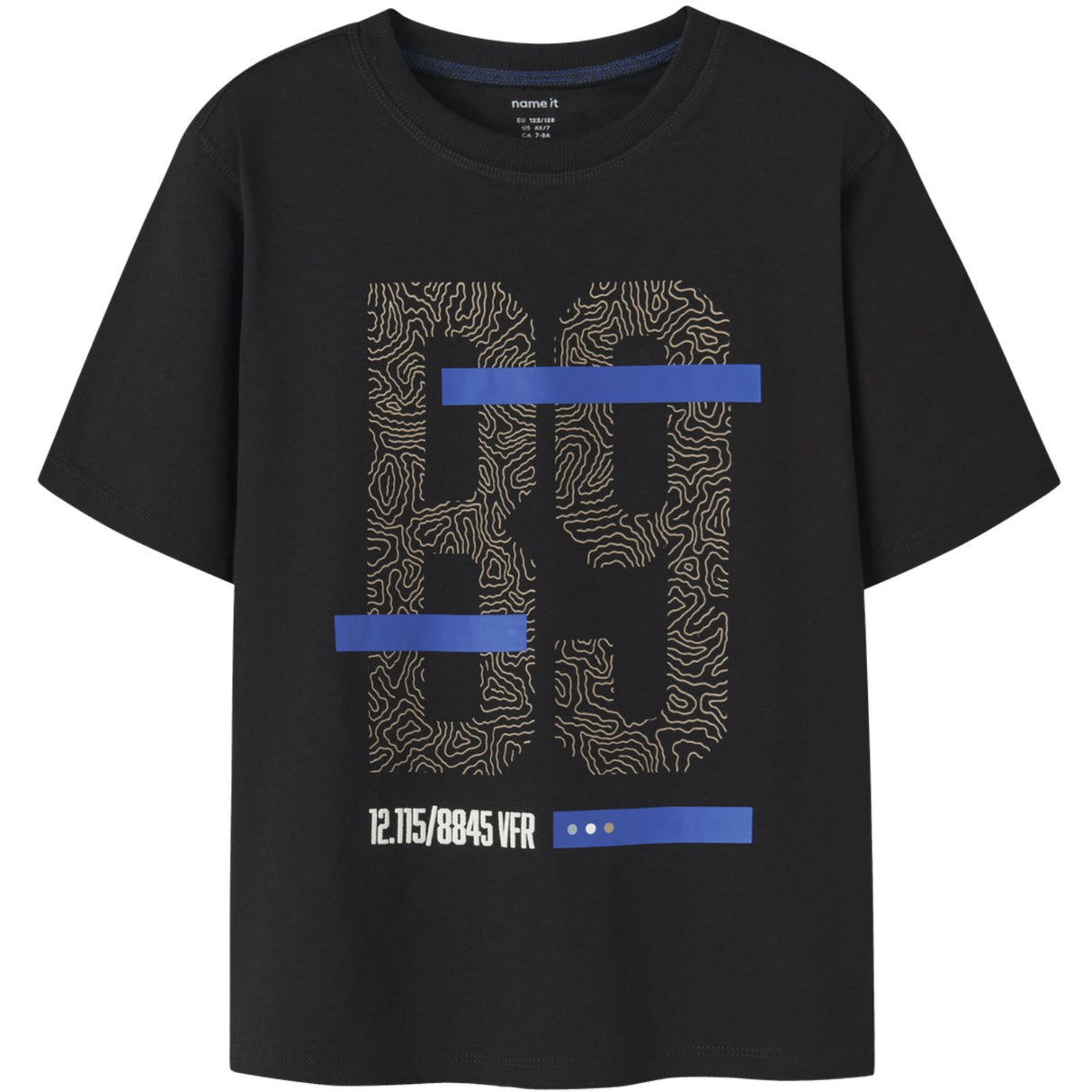 Name It Black Nkmoakley Ss Nreg Top Bf