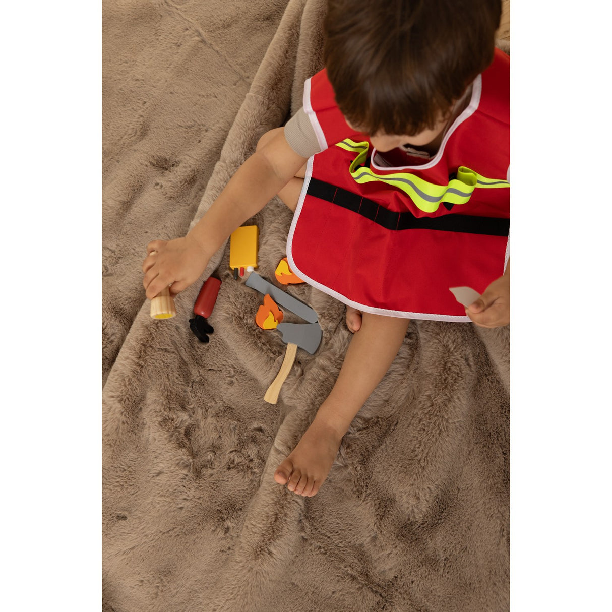 Dantoy Brandmand Sæt Træ I Gaveæske 10 Dele