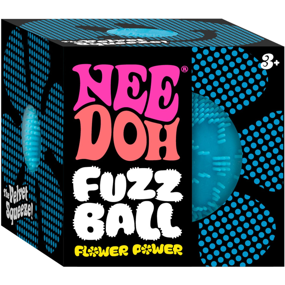 NeeDoh Fuzz Bold Flower Power 5 Asst. CDU