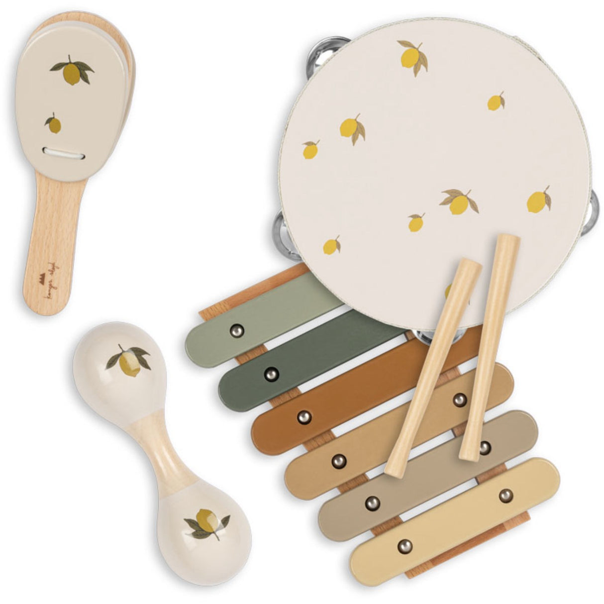 Konges Sløjd Lemon Musik Sæt Lemon Glossy Fsc