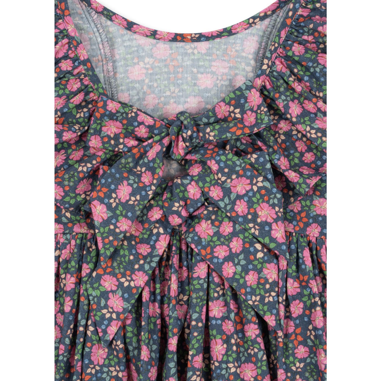 Konges Sløjd Kyoto Cianna Ls Sløjfe Kjole GOTS