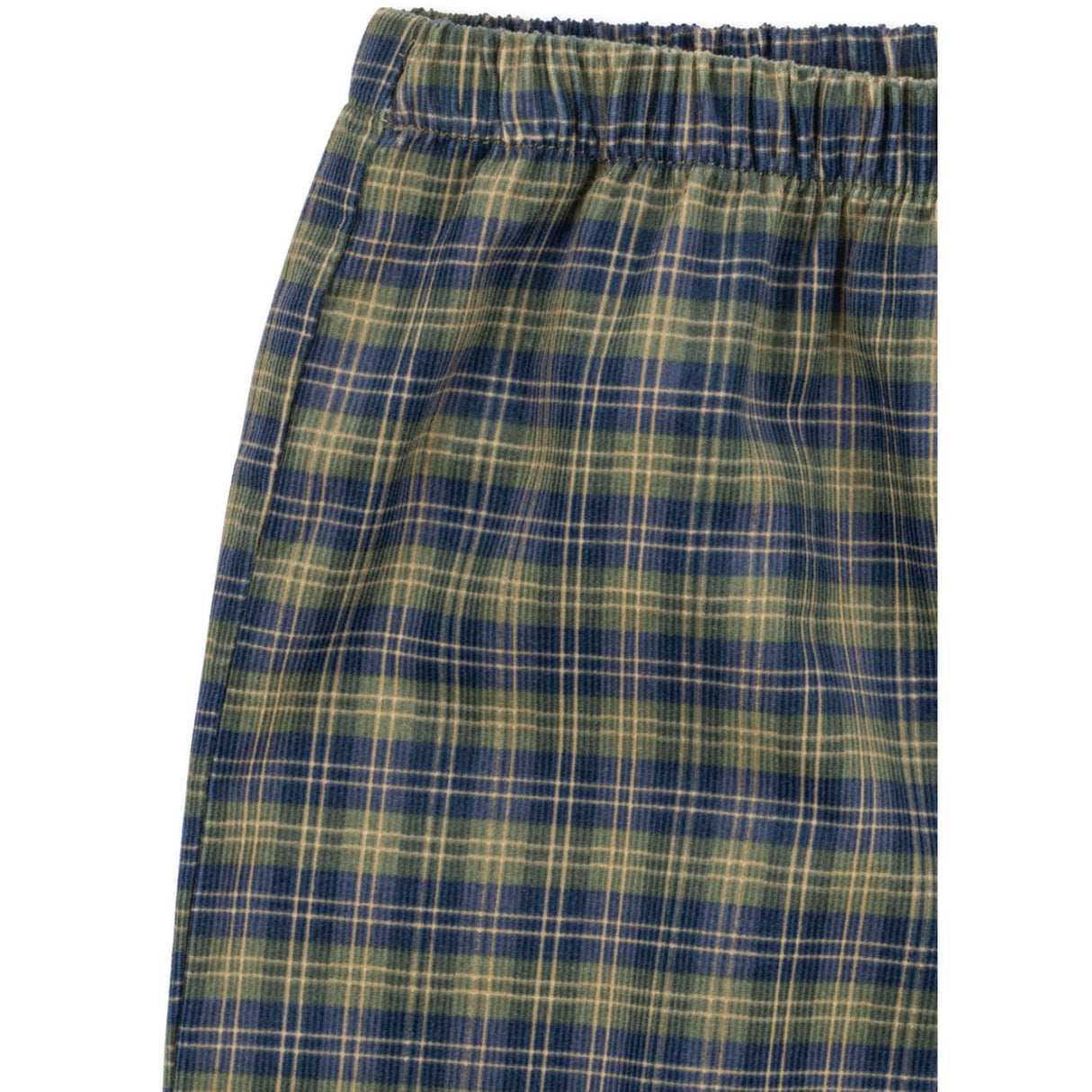 Konges Sløjd Laurel Blue Check Cara Bukser GOTS