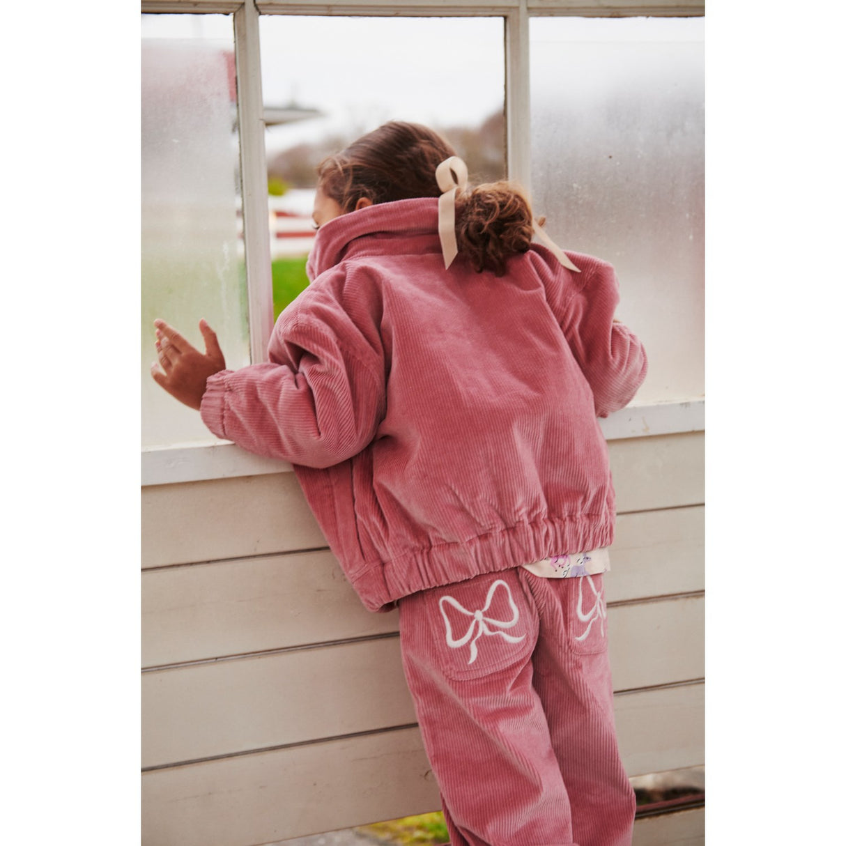 COPENHAGEN COLORS Rose Comb. Corduroy Bumper Jakke