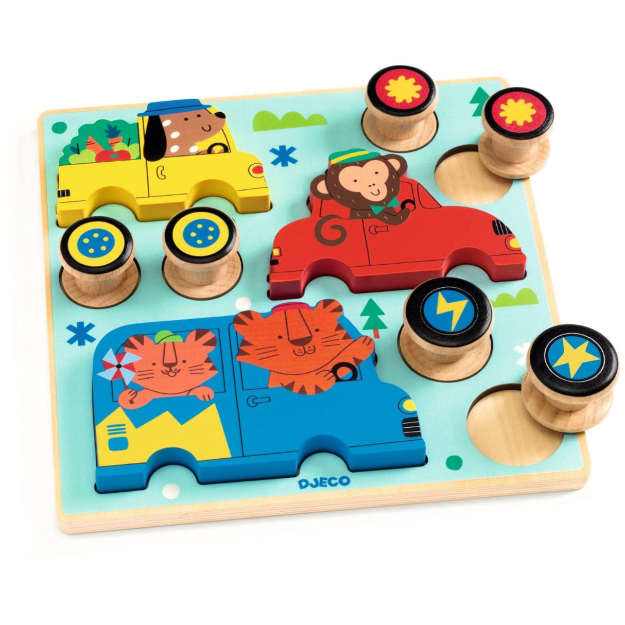 Djeco Puzz & Roll, Køretøjer