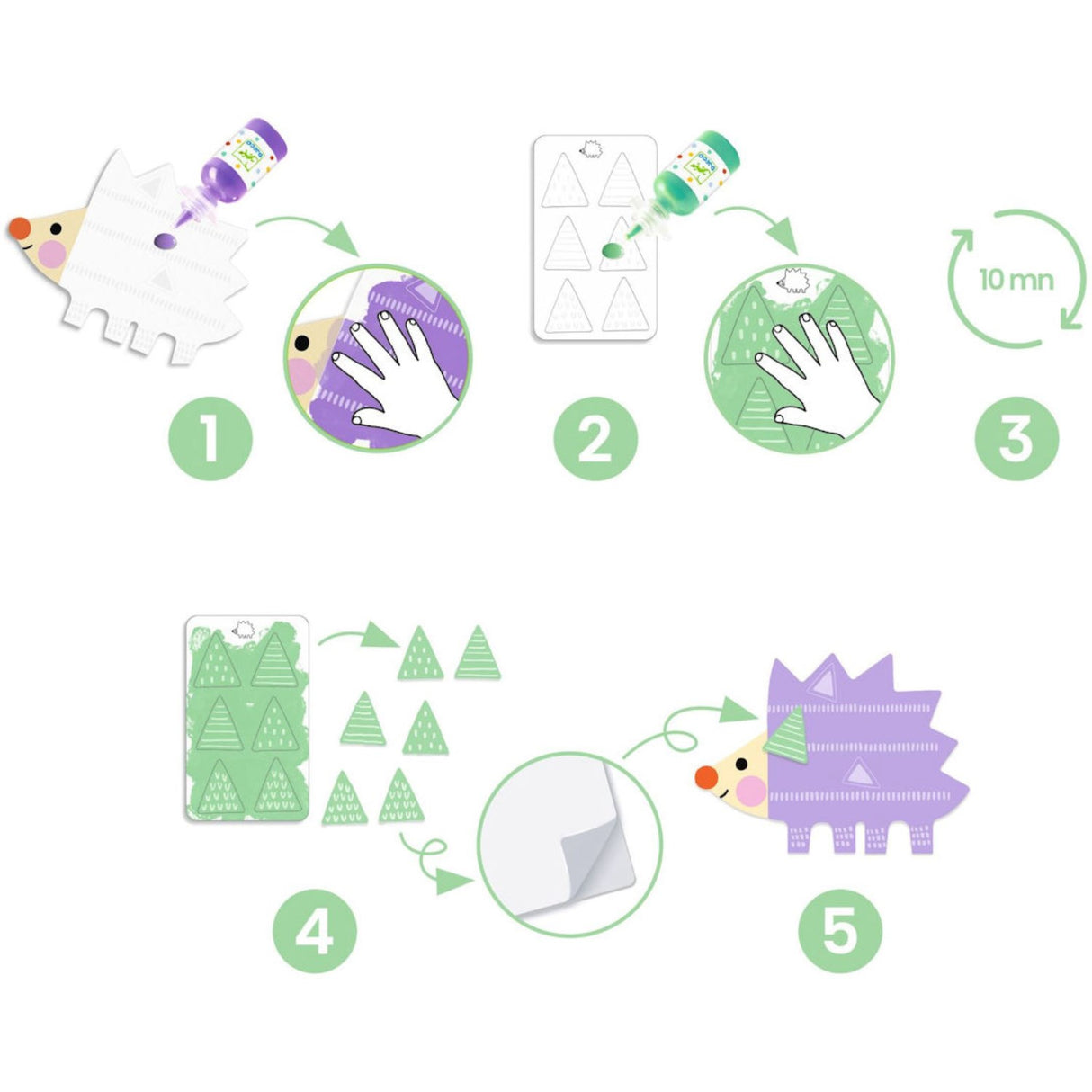 Djeco Kreativ Maleri, Små Former